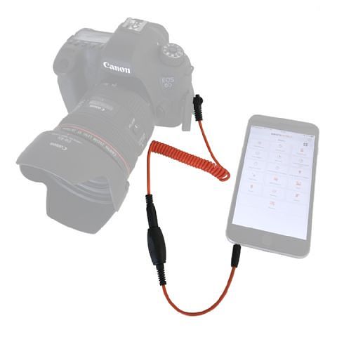 Foto van Miops smartphone afstandsbediening md-sa1 met sa1 kabel voor samsung