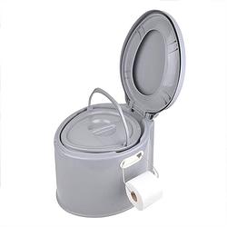 Foto van Proplus draagbaar toilet 7 liter grijs