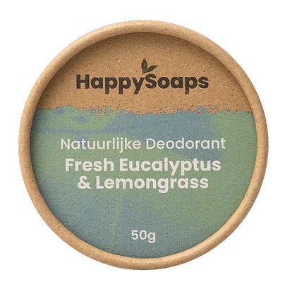 Foto van Happysoaps eucalyptus & lemongrass deodorant