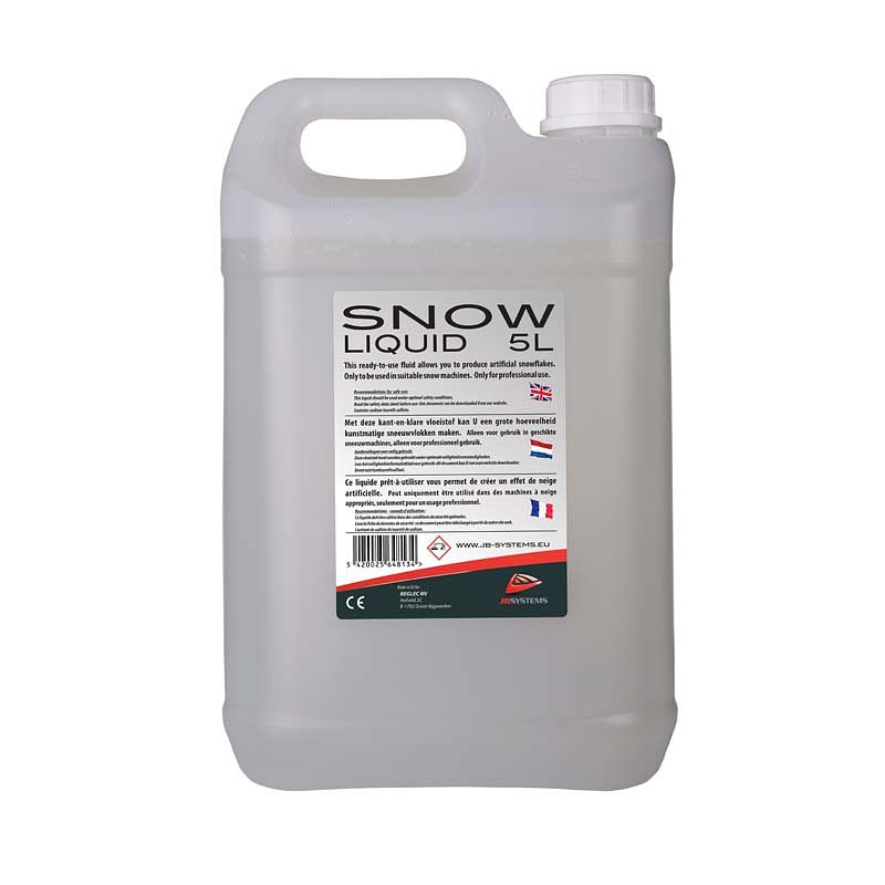 Foto van Jb systems snow liquid 5l sneeuwvloeistof universeel 5 liter wit