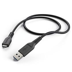 Foto van Hama laadkabel usb-c 1 meter oplader zwart