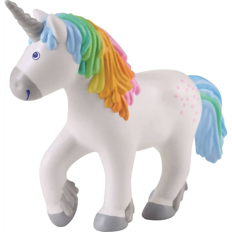 Foto van Little friends poppenhuispop eenhoorn ruby rainbow junior pvc 14 cm