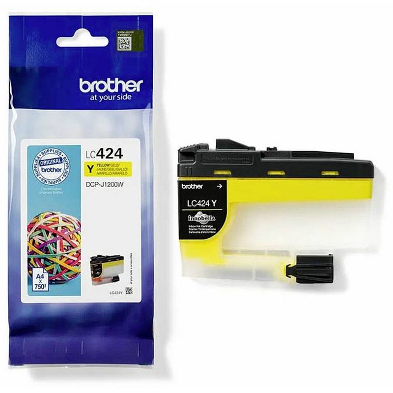 Foto van Brother lc-424 cartridge geel