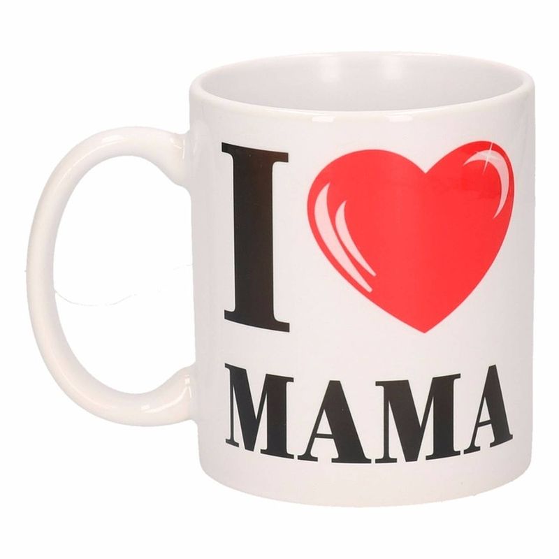 Foto van I love mama beker / mok 300 ml