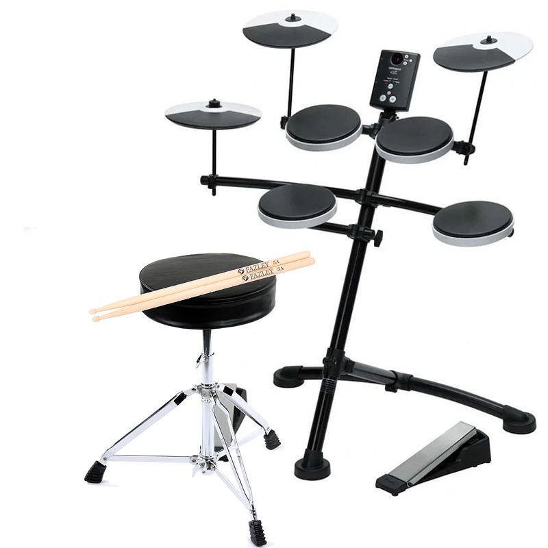 Foto van Roland td-1k elektronisch drumstel + drumkruk + 5a stokken