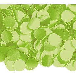 Foto van 3x zakjes van 100 gram party confetti kleur lime - confetti