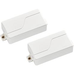 Foto van Fishman prf-m36-sw2 fluence modern humbucker set 6-string white actieve elementenset met 3 voicings