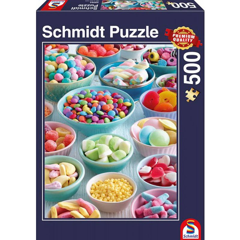 Foto van Zoete lekkernijen legpuzzel - 500 stuks