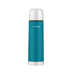 Foto van Thermos soft touch rvs isoleerfles - 0,5 liter - turquoise