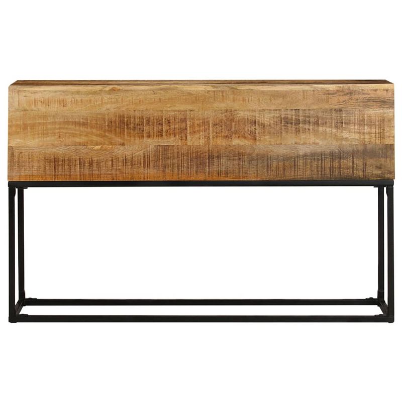 Foto van The living store consoletafel - hout - 120 x 30 x 75 cm - bruin