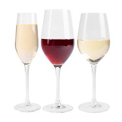 Foto van L's atelier du vin glazenset (rode wijnglazen, witte wijnglazen en champagneglazen) 18-delig