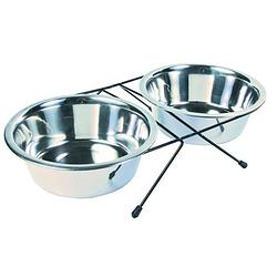 Foto van Trixie set eat on feet bowls for dogs