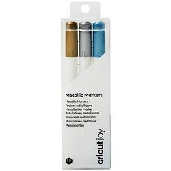 Foto van Cricut joy medium point markers stiftset goud, zilver, blauw