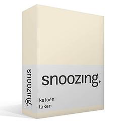 Foto van Snoozing - laken - katoen - lits-jumeaux - 280x300 - ivoor