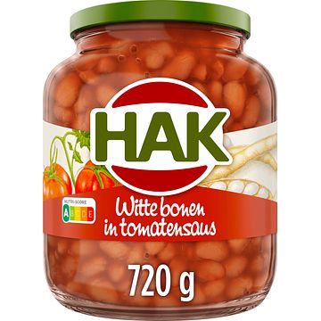 Foto van Hak witte bonen in tomatensaus 720g bij jumbo