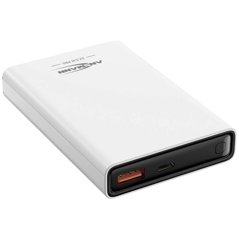 Foto van Ansmann pb222pd powerbank 10000 mah lipo usb-a, usb-c® wit