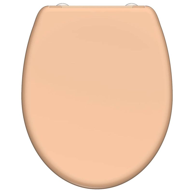 Foto van Schütte toiletbril met soft-close quick-release beige duroplast