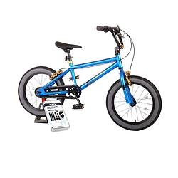 Foto van Volare kinderfiets cool rider - 16 inch - blauw - twee handremmen - inclusief ways bandenplakset