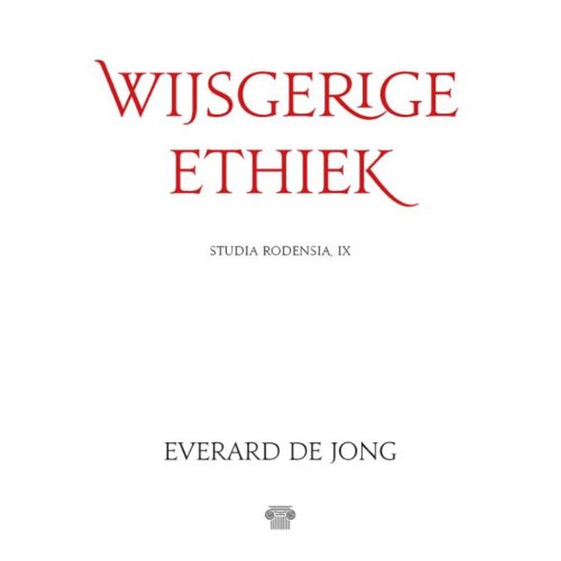 Foto van Wijsgerige ethiek - studia rodensia