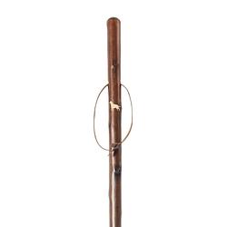 Foto van Classic canes jachtstok - bruin - labrador - retriever - kastanje hout - lengte 122 cm - wandelstok outdoor