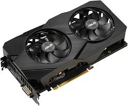 Foto van Asus videokaart nvidia geforce rtx 2060 evo 6 gb gddr6-ram pcie x16 hdmi, dvi, displayport overclocked