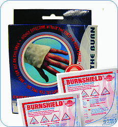 Foto van Burnshield twin pack sterile brandwondencompres 10x10cm