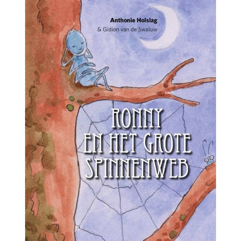 Foto van Ronny en het grote spinnenweb