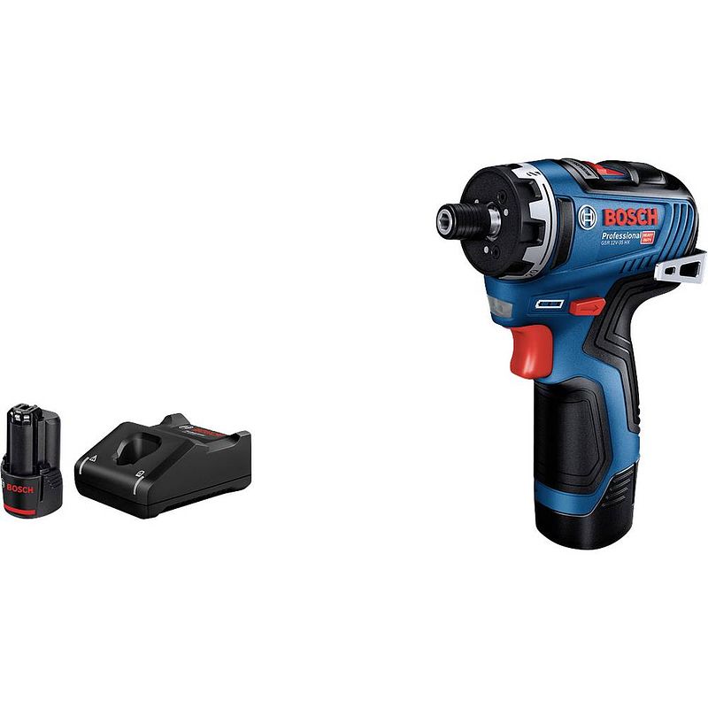 Foto van Bosch professional bosch power tools accu-boormachine 12 v incl. 2 accus