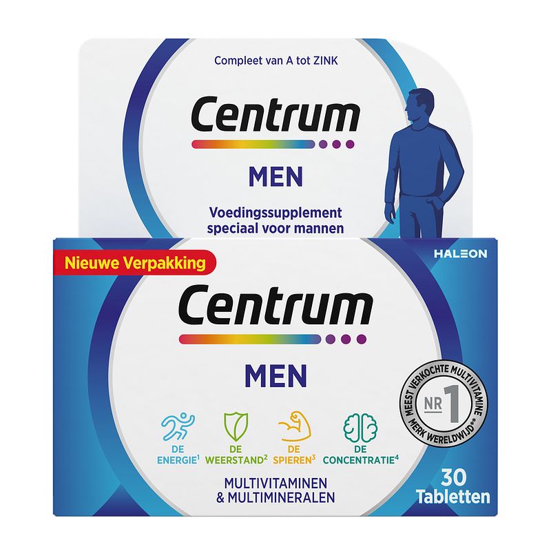 Foto van Centrum men multivitaminen tabletten 30st