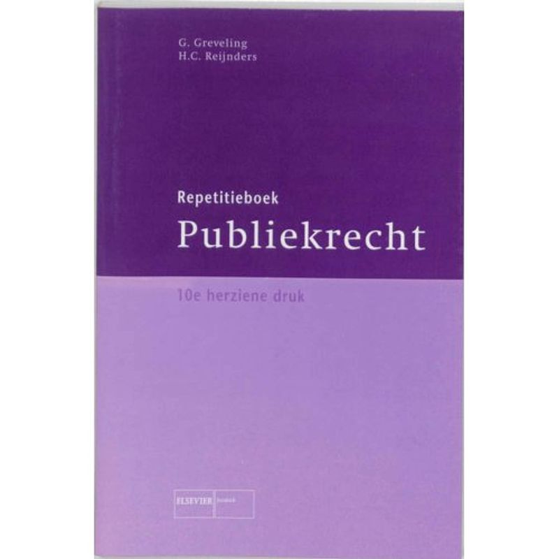 Foto van Repetitieboek publiekrecht