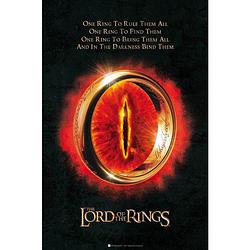 Foto van Abystyle lord of the rings the one ring poster 61x91,5cm
