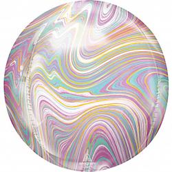 Foto van Anagram folieballon marblez pastel 38 cm g20