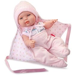 Foto van Berjuan babypop baby smile meisjes 30 cm vinyl/textiel roze