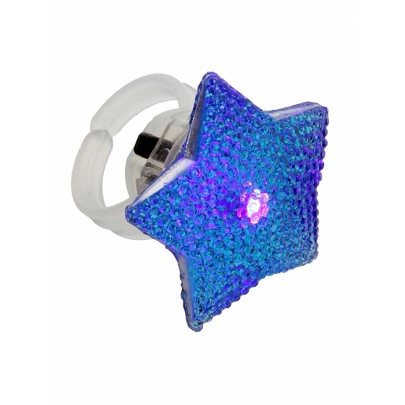 Foto van Led ring ster - verkleedsieraden