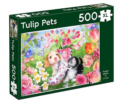 Foto van Tulip pets puzzel 500 xl stukjes