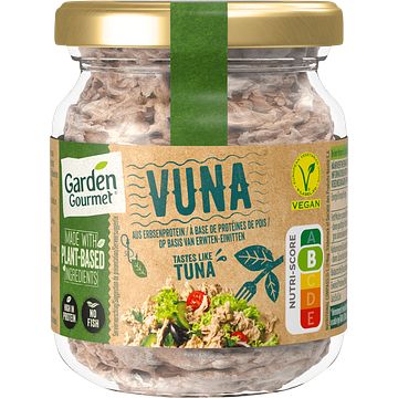 Foto van Garden gourmet vegan tonijn 175g bij jumbo