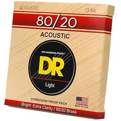 Foto van Dr strings ha-12 hi-beam 12-54 set snaren voor akoestische westerngitaar