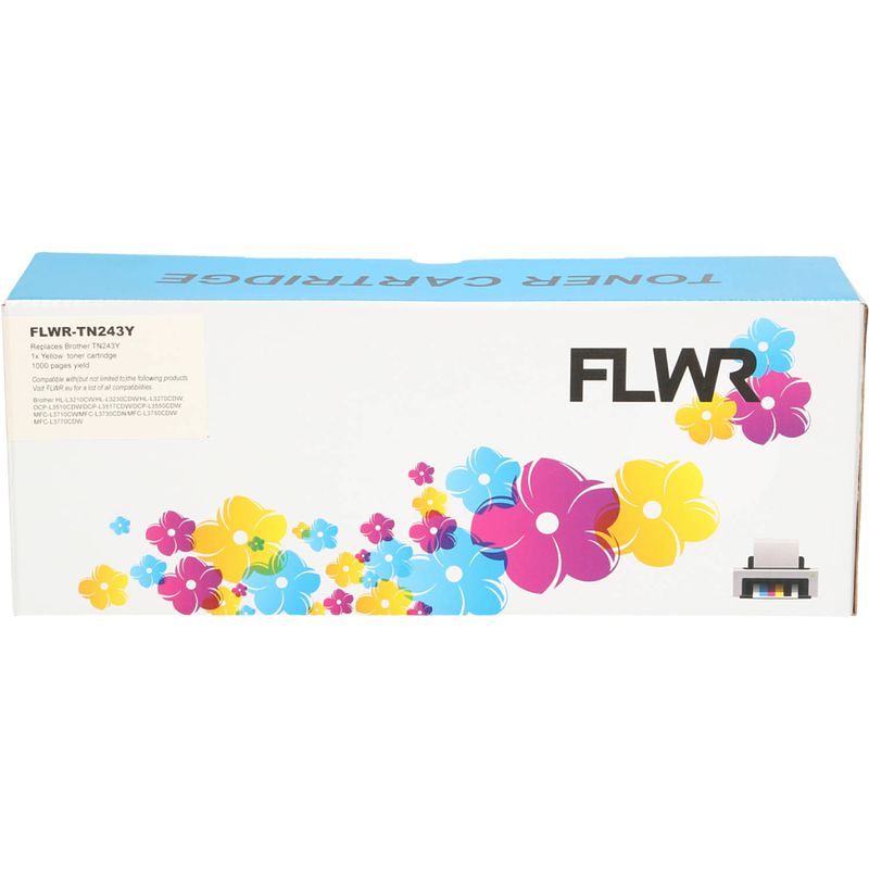 Foto van Flwr brother tn-243 geel toner