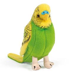 Foto van Living nature knuffel yellow budgerigar with sound