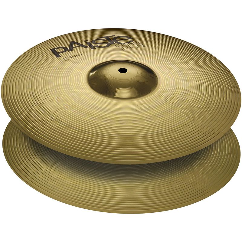 Foto van Paiste 101 brass hihat 13 inch bekkens