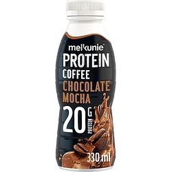 Foto van Melkunie protein coffee chocolate mocha flavoured 330ml bij jumbo