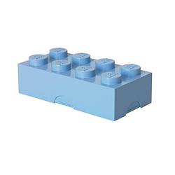 Foto van Lego - set van 2 - lunchbox classic brick 8, lichtblauw - lego