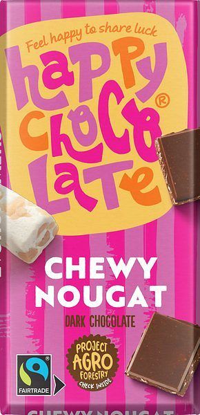 Foto van Happy chocolate puur nougat