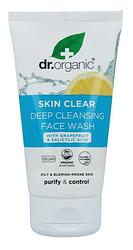 Foto van Dr organic skin clear deep pore face wash 5-in-1