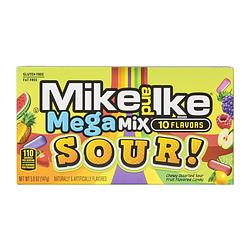 Foto van Mike and ike snoepjes - megamix sour - 141 g