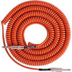 Foto van Lava cable retro coil orange instrumentkabel gekruld 6 meter