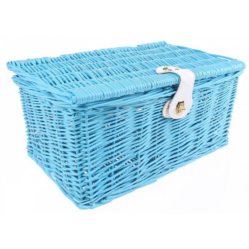 Foto van Amigo fietsmand 42 x 28 x 21 cm 25 liter blauw