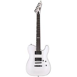Foto van Esp ltd eclipse 's87 nt pearl white elektrische gitaar