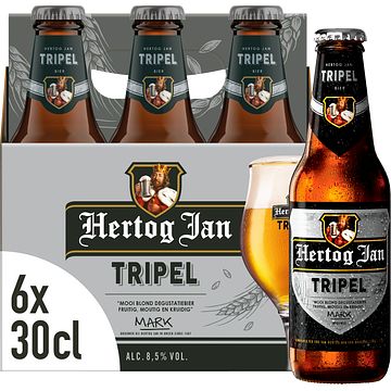 Foto van Hertog jan tripel fles 6 x 300ml bij jumbo