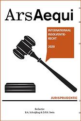Foto van Jurisprudentie internationaal insolventierecht 2020 - paperback (9789492766816)